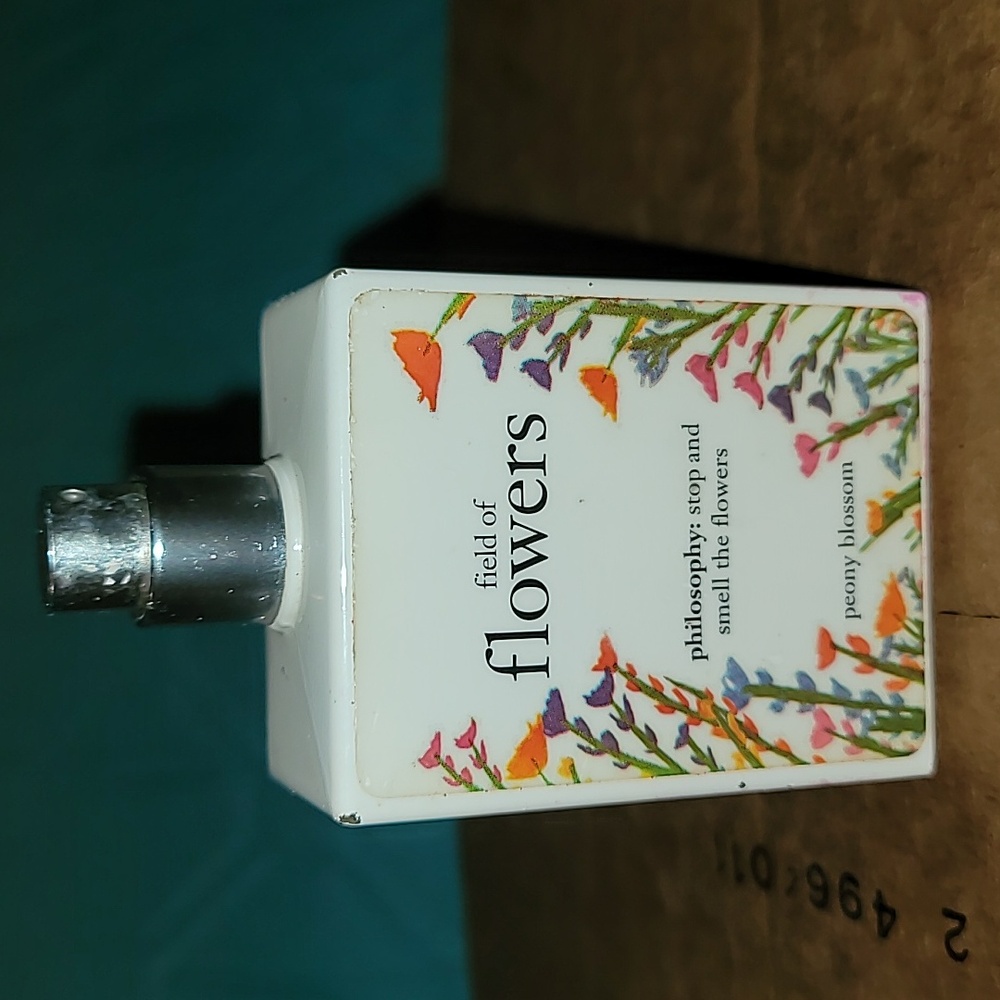 Field of Flowers Peony by Philosophy E.D.T. Fragrance Spray 2 oz Tester 60% Full